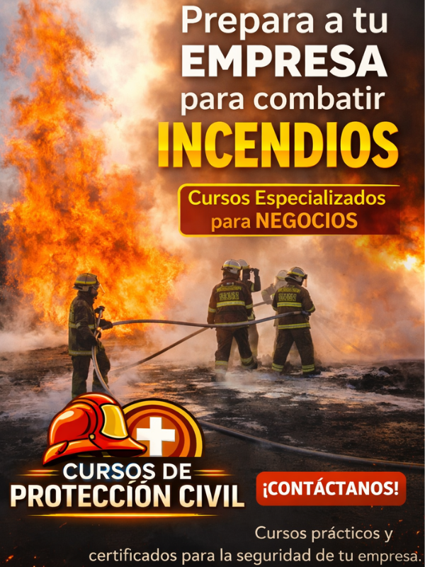 Curso de primeros combate contra incendios para empresas en Guadalajara